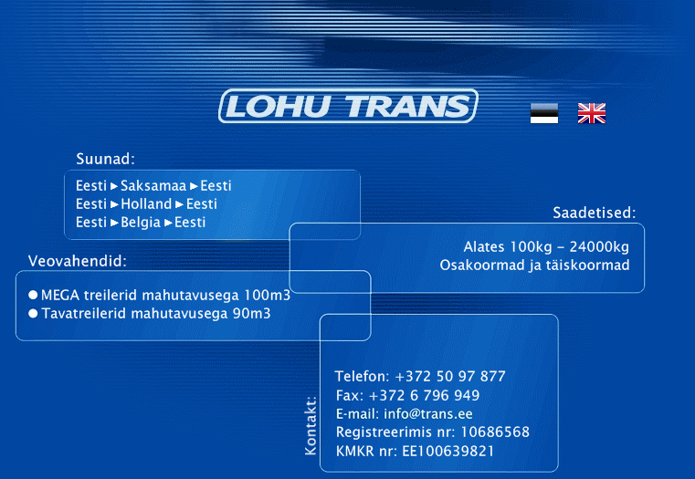Lohu Trans - Rahvusvahelised kaubaveod
